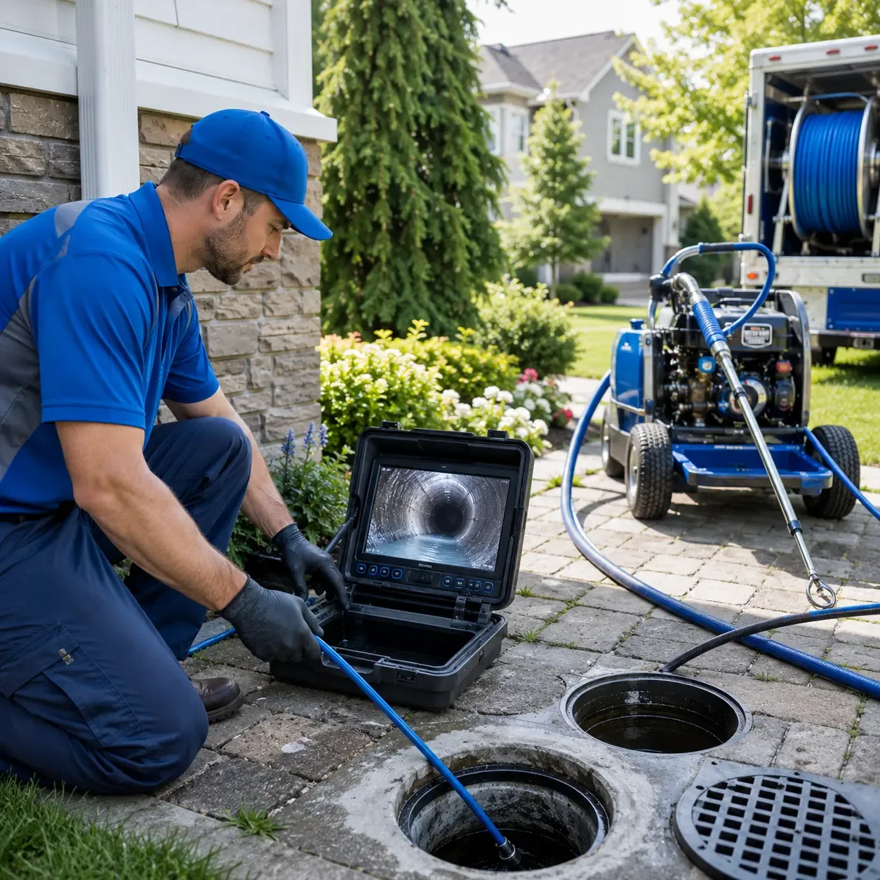 Outdoor drain cleaning professionals serving Norvelt, PA